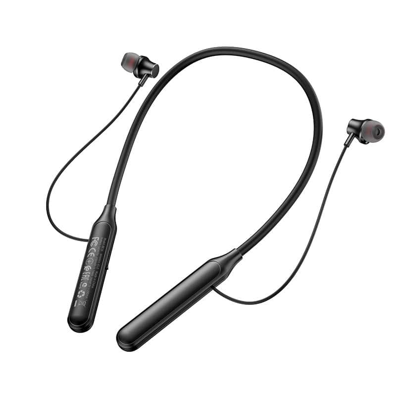 Borofone BE56 Wireless Bluetooth 5.0 Light Neck Hanging Headphones in-Ear Sports Earbuds Earphones for Running/Fitness/Gaming/Music (Black) Borofone BE56 Wireless Bluetooth 5.0 Light Neck Hanging Headphones in-Ear Sports Earbuds Earphones for Running/Fitness/Gaming/Music (Black)